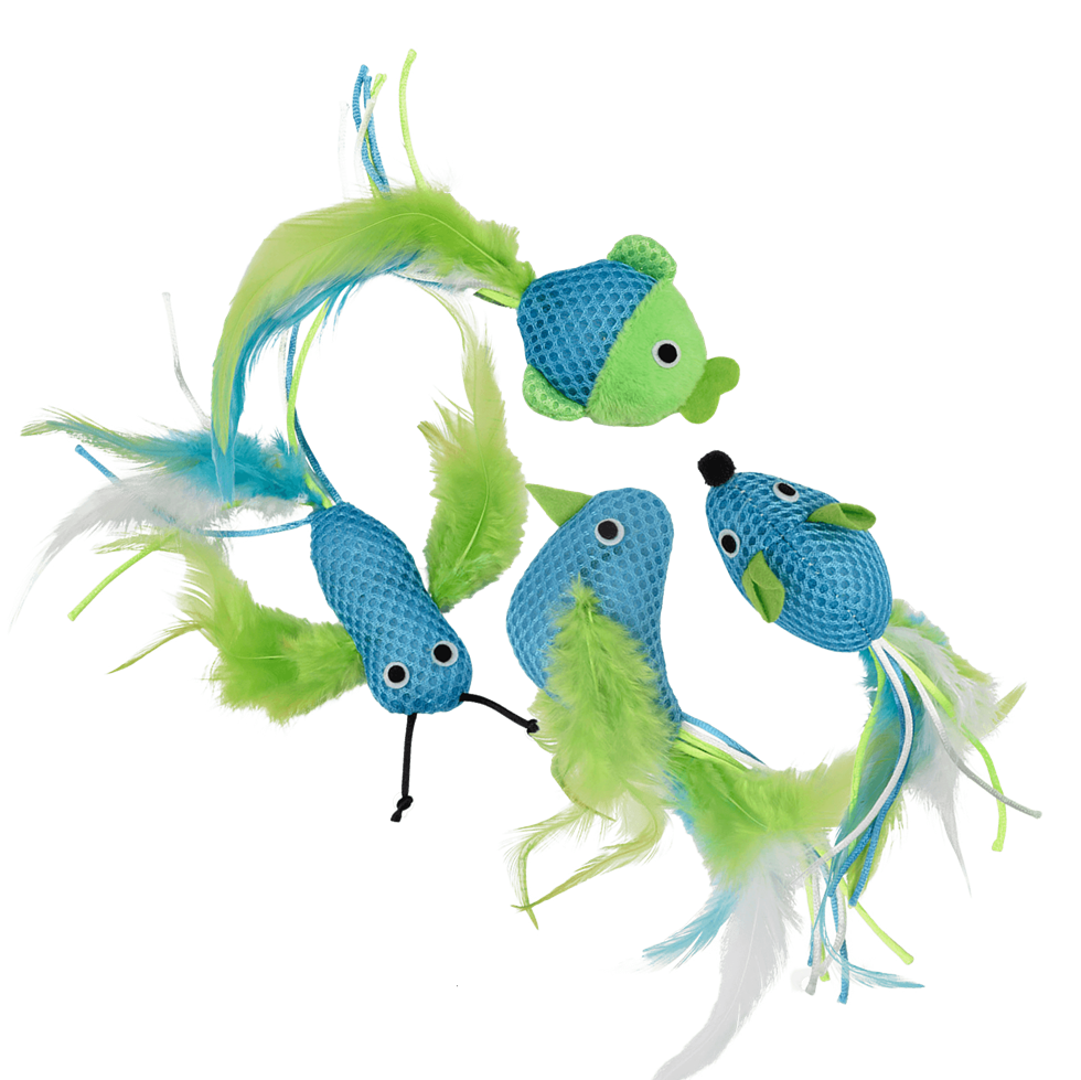 Feline Clean Mint Animal (assorted) 14cm