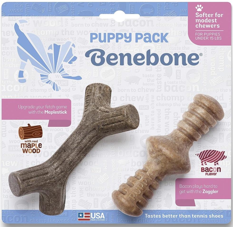 Puppy 2 Pack - Maple and Bacon from Benebone
