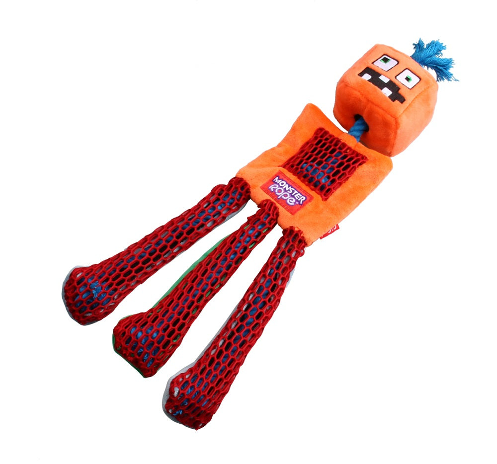 GiGwi Monster Rope Plush Dog Toy