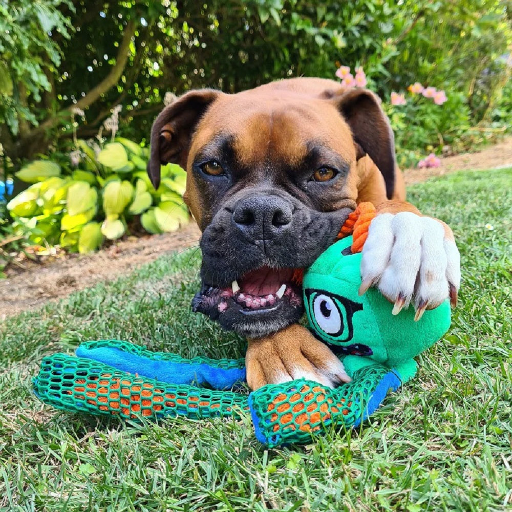 GiGwi Monster Rope Plush Dog Toy