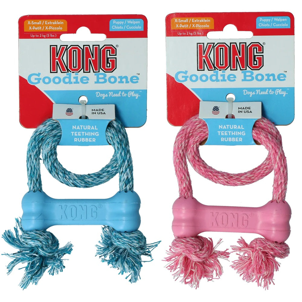 KONG Puppy Goodie Bone with Rope