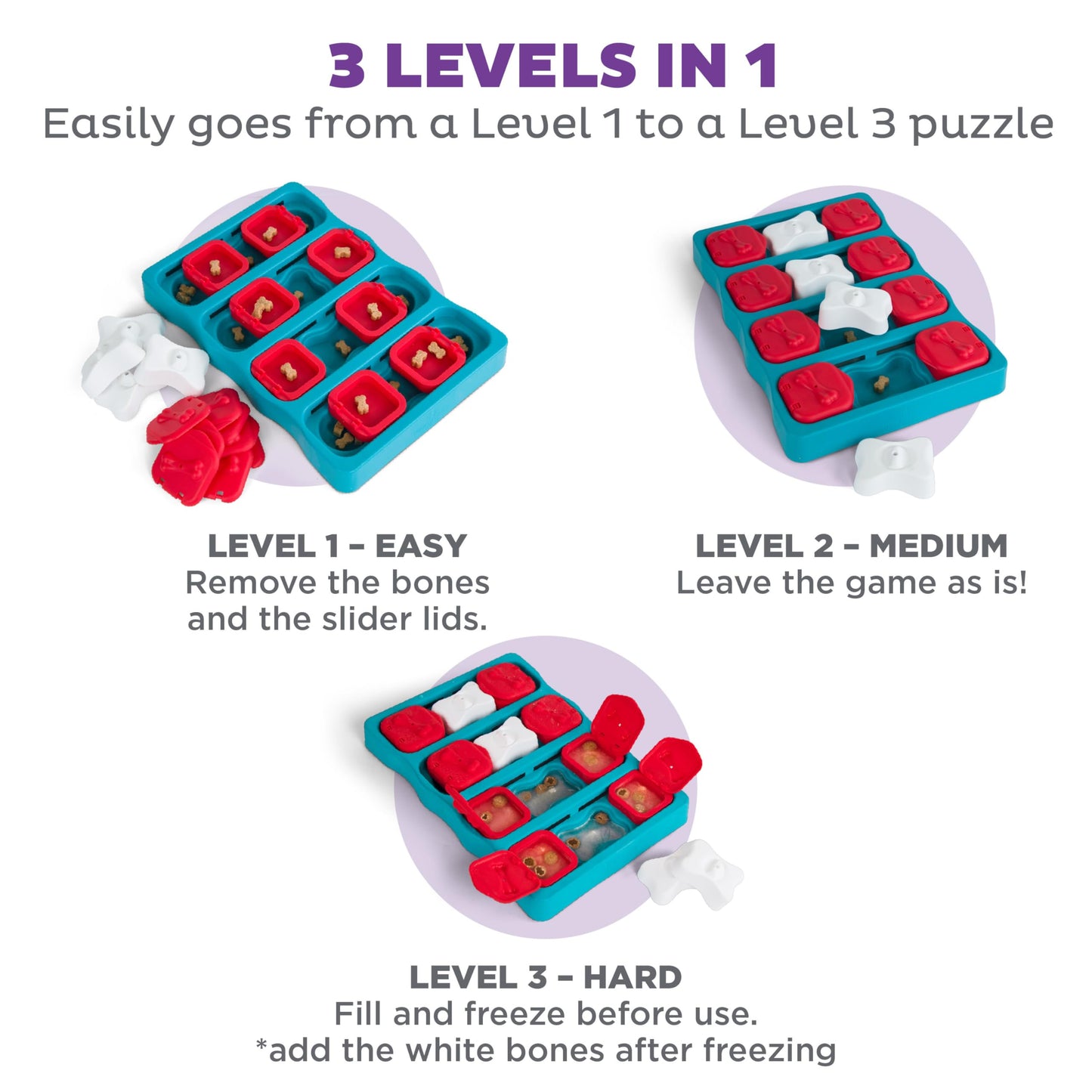 Dog Brick – Interactive Treat Puzzle Toy