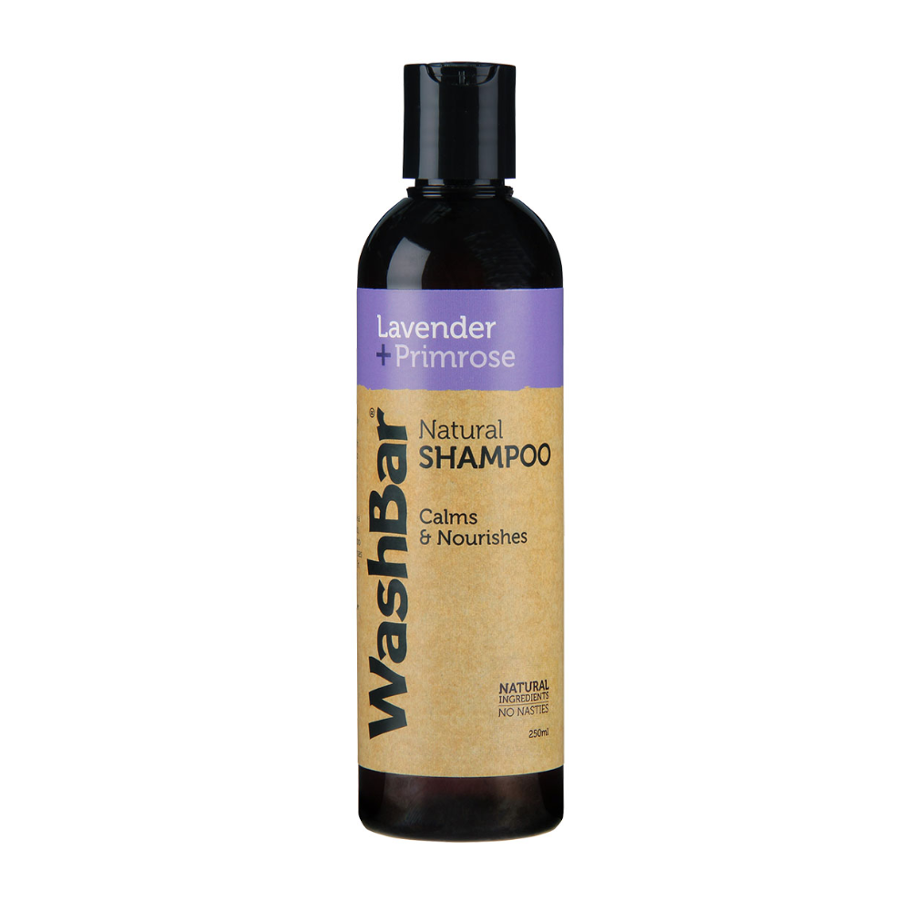 WashBar – Lavender & Primrose Natural Shampoo (250ml)