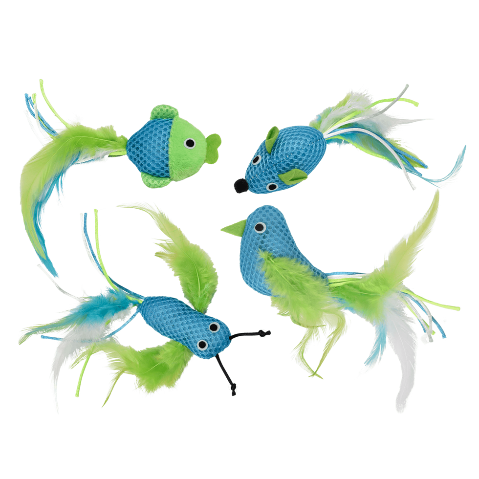 Feline Clean Mint Animal (assorted) 14cm