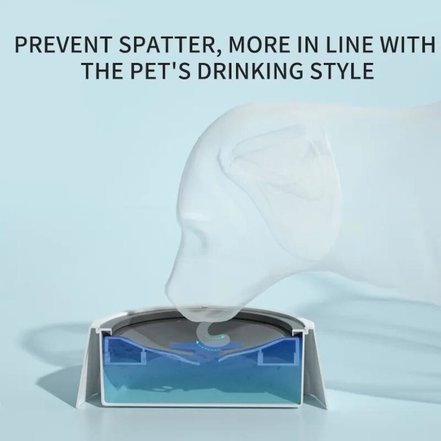 1 Litre Spill Proof - Anti Splash Bowl