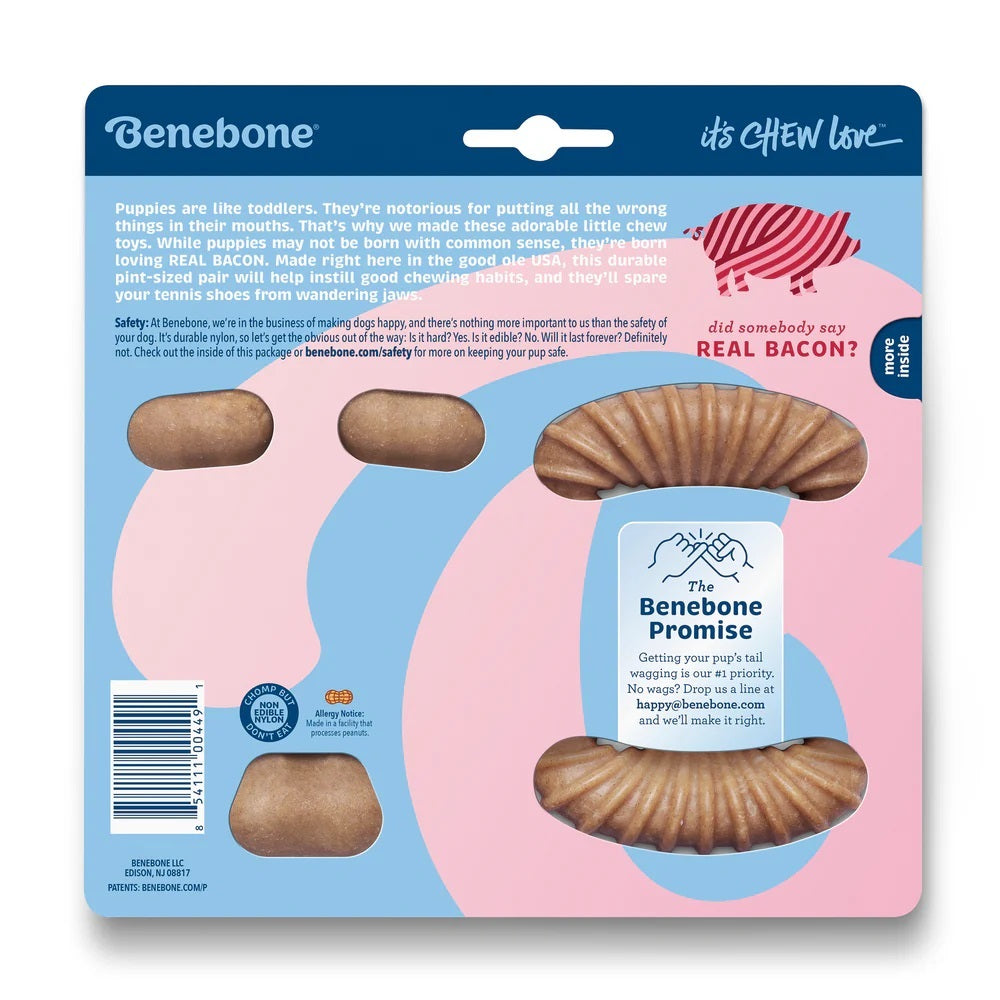 Benebone Puppy 2 Pack – Bacon