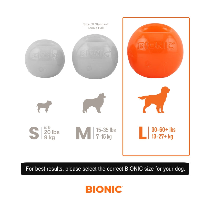 BIONIC BALL – Durable Dog Toy for Power Chewers