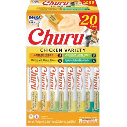 Churu Chicken Variety Box (20 tubes)