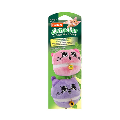 Hartz Cattraction Macaron Mice Cat Toy
