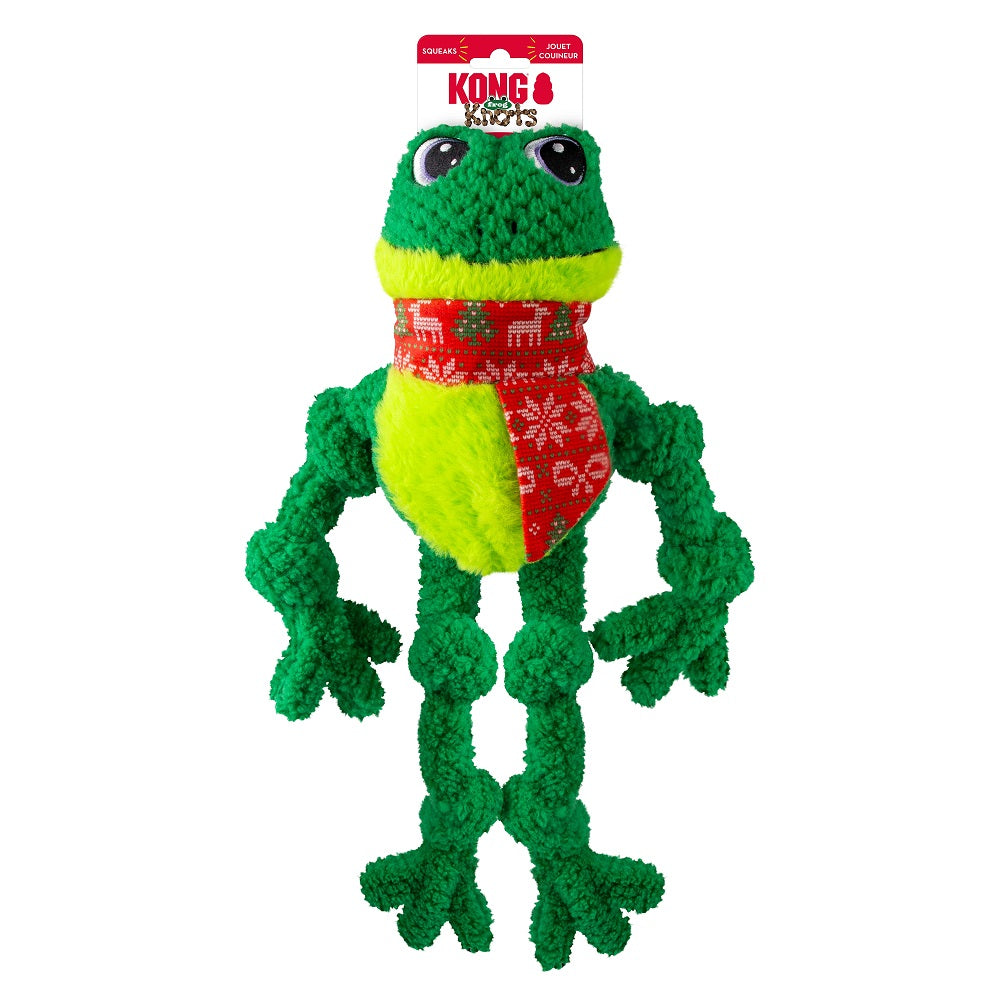 KONG Holiday Knots Frog L/XL