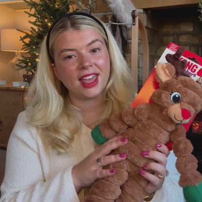 KONG Holiday Shakers Crumples Reindeer (Jumbo)