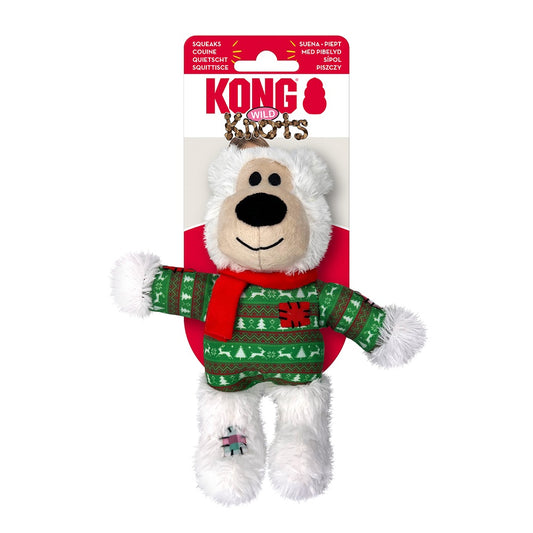 KONG Holiday Wild Knots Bear