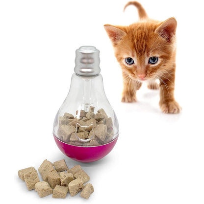 Mad Cat Batty Bulb Light Up Slow Feeder & Cat Treat Dispenser