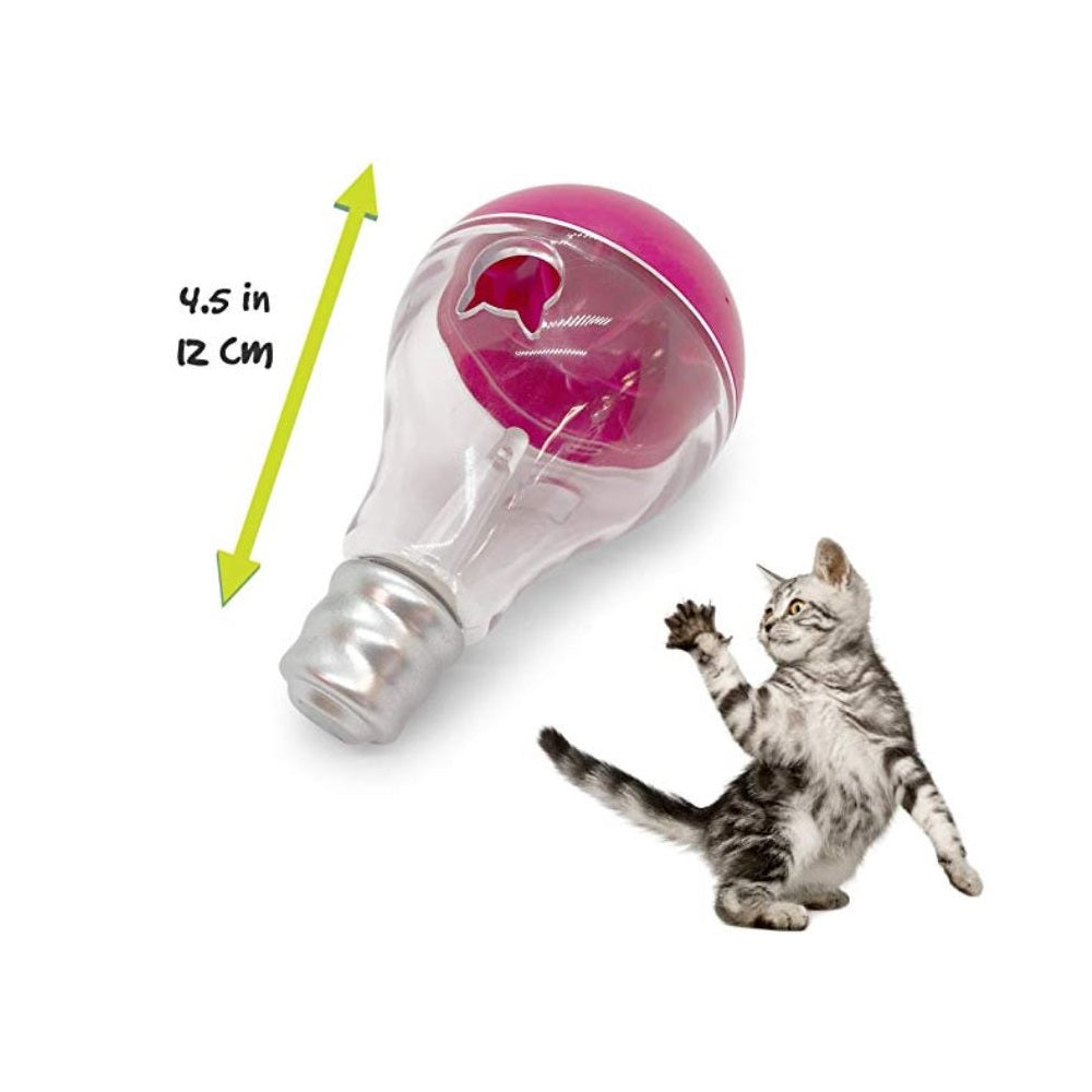 Mad Cat Batty Bulb Light Up Slow Feeder & Cat Treat Dispenser