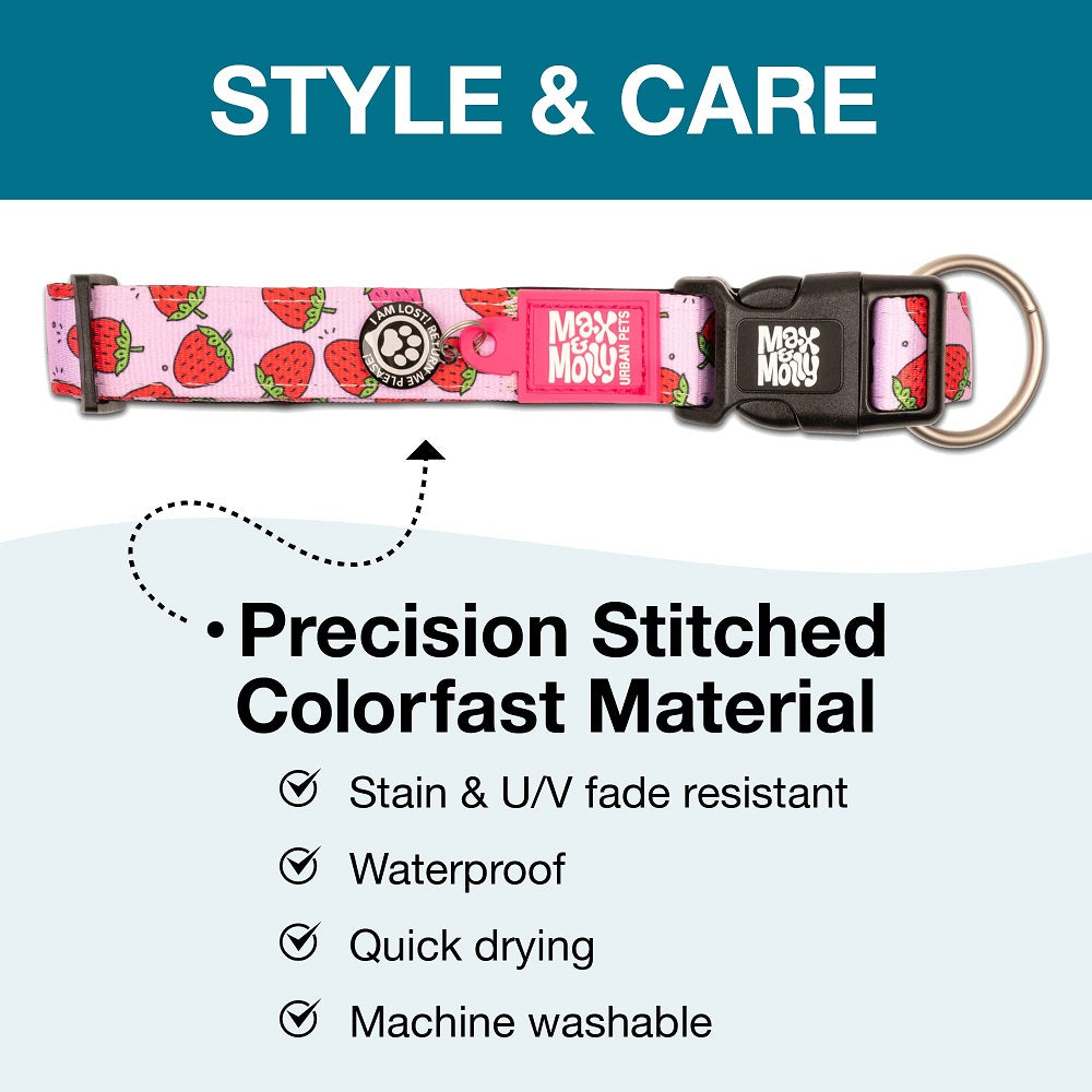 GOTCHA! Smart ID Collar - Strawberry Dream