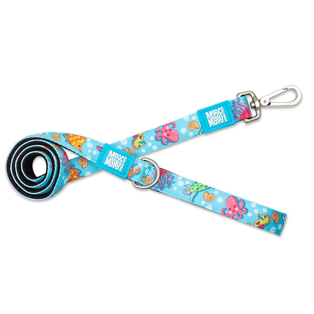 Blue Ocean Dog Lead by Max and Molly
