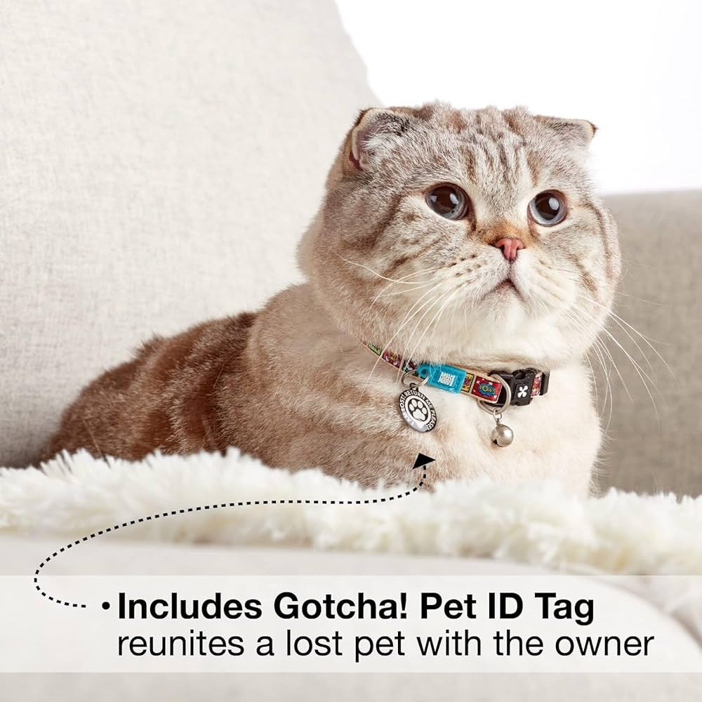 Magic Gotcha Gotcha! Smart ID Cat Collar - Magic Zebra - Felix 'n Fido