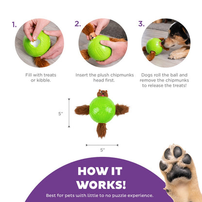 Nina Ottosson Dog Snuffle N’ Treat Interactive Puzzle Ball