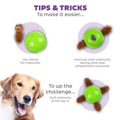 Nina Ottosson Dog Snuffle N’ Treat Interactive Puzzle Ball