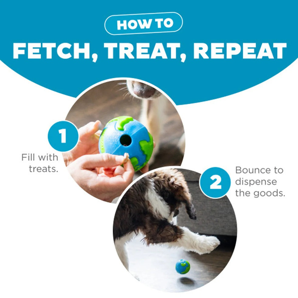 Orbee-Tuff Planet Ball Treat-Dispensing Dog Toy, Medium