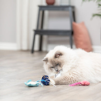 Trixie Marine Animals With Catnip Assorted 5-8cm