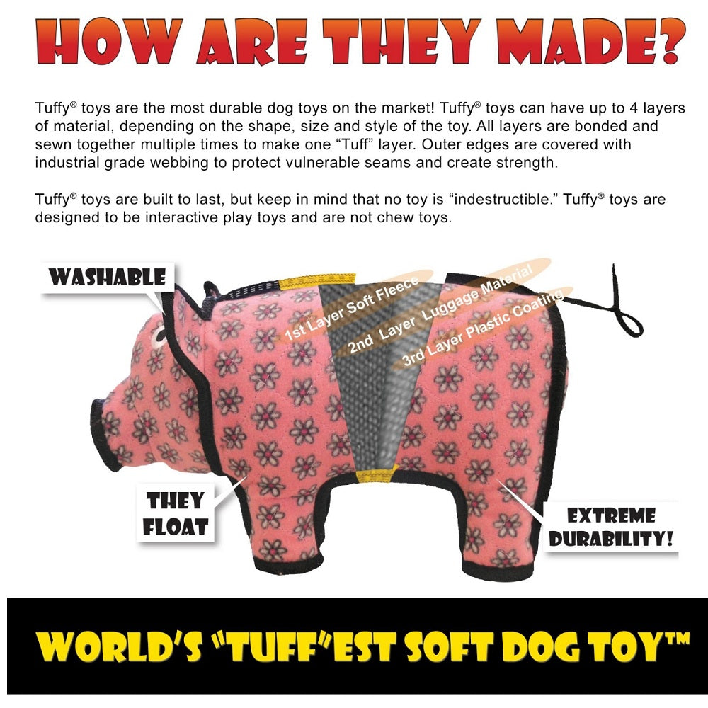 Tuffy Ultimate Boomerang - Red Paws