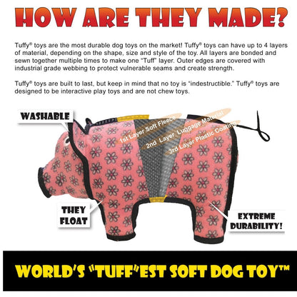 Tuffy Ultimate Boomerang - Red Paws