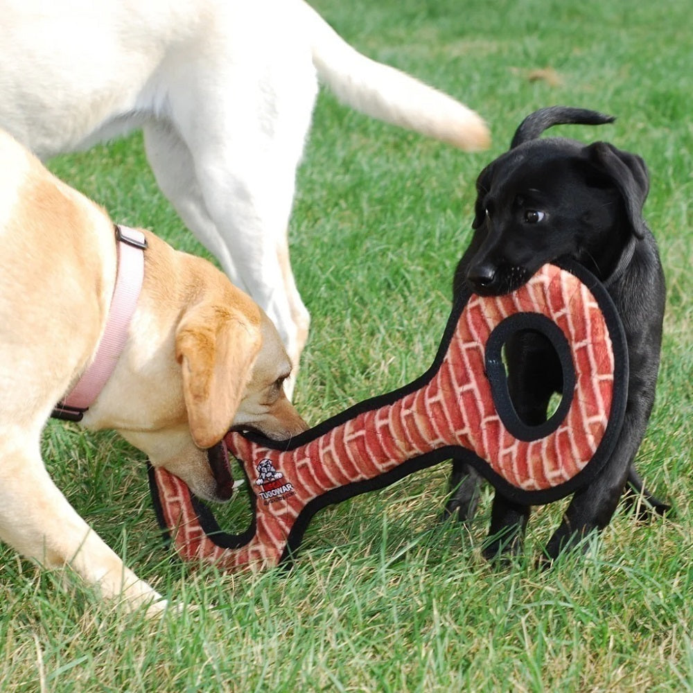 Tuffy Ultimate Tug-o-War - Yellow Bones