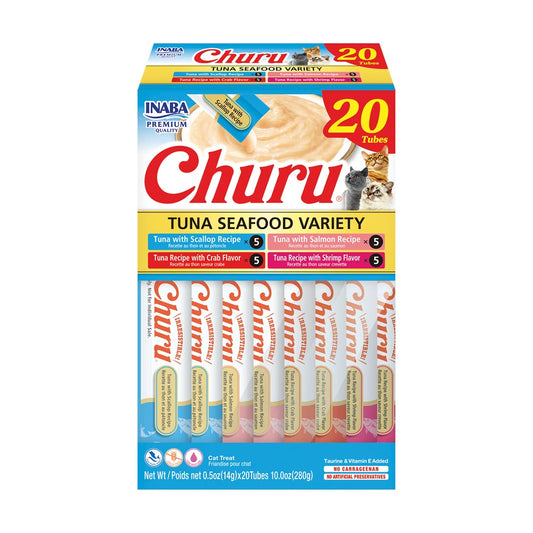 Churu Tuna Seafood  Variety Box (20 tubes)