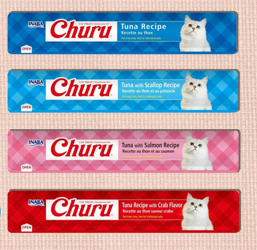 Churu Tuna Seafood  Variety Box (20 tubes)