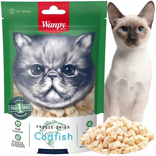Wanpy Freeze Dried Codfish (100% Codfish)