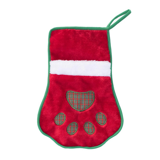 Paw-shaped Holiday Stocking