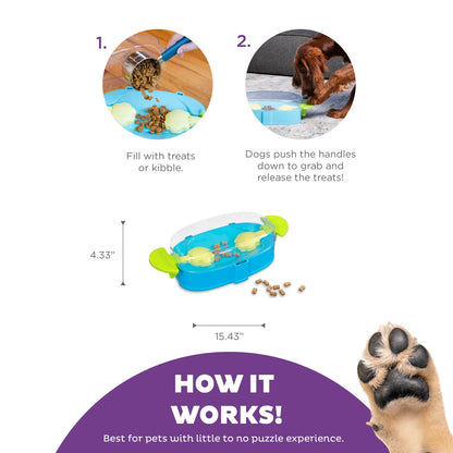 Paw N' Play Dog Puzzle, Dog Enrichment Toy
